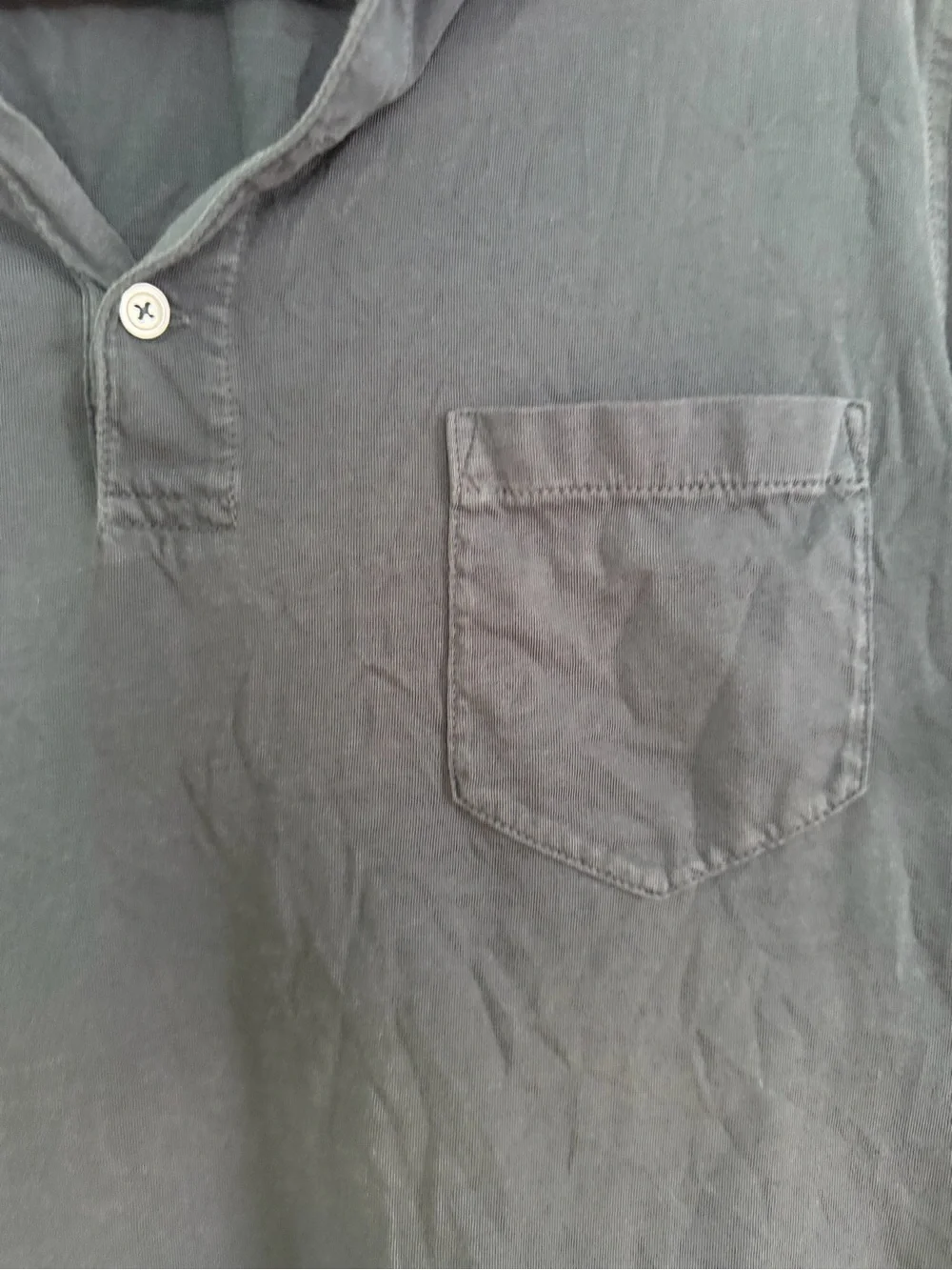 J. Crew Men’s Short Sleeve Polo in Navy Blue